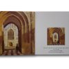 Painting of Norwich Cathedral view through Erpingham Gate on a printed art card by Naomi Clements-Wright