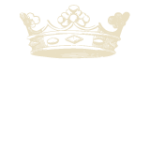 Elegant Champagne Bollinger logo with a vintage crown design in gold on a white background