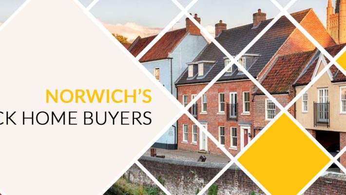 Norwich's quick home buyers promoting fast property sales with an image of picturesque homes along a riverside